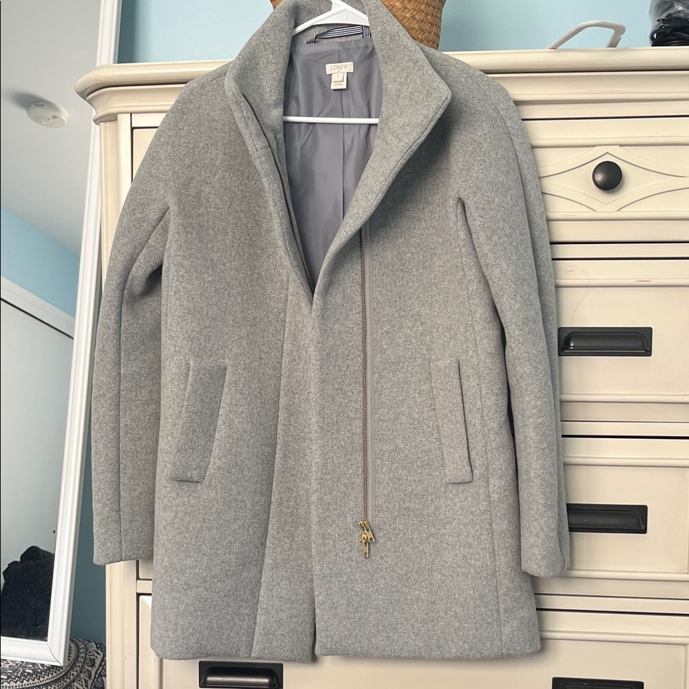 J.Crew Gray Wool Jacket – Size 0 Lightly Worn